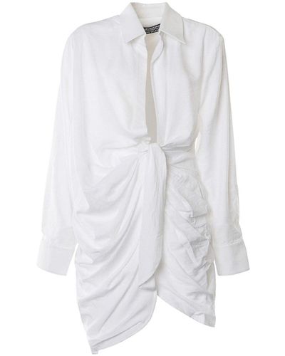 Jacquemus Viscose Dress - White