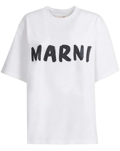 Marni T-shirt With Print - White