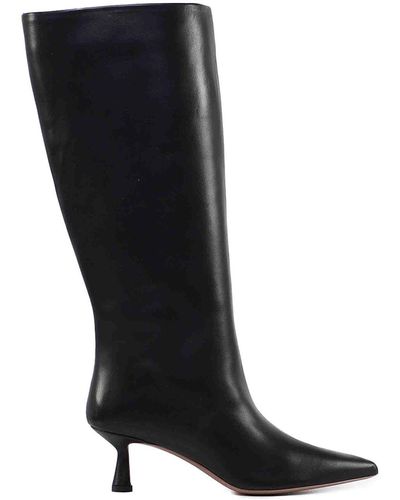 Giuliano Galiano Jane Boots In Eco-leather - Black