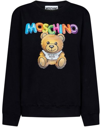 Moschino Inflatable Teddy Bear Sweatshirt - Black