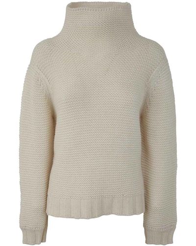 Liviana Conti Turtle Neck Sweater - Gray