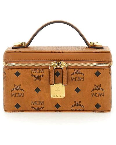 MCM Bag With Logo - Brown