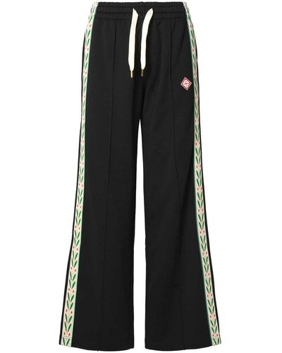 Casablancabrand Cotton Trousers - Black