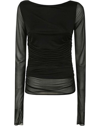 Emporio Armani Long Sleeves Jumper - Black