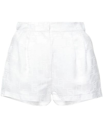 Elisabetta Franchi Viscose Shorts - White
