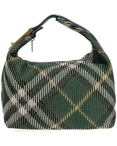 Burberry Peg Medium Handbag - Green