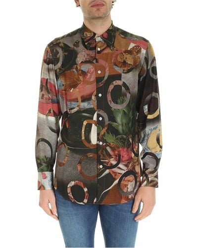 Vivienne Westwood Multicolour Sustainable Viscose Shirt - Brown