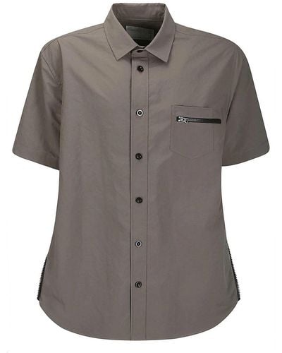 Sacai Taupe Shirt - Grey