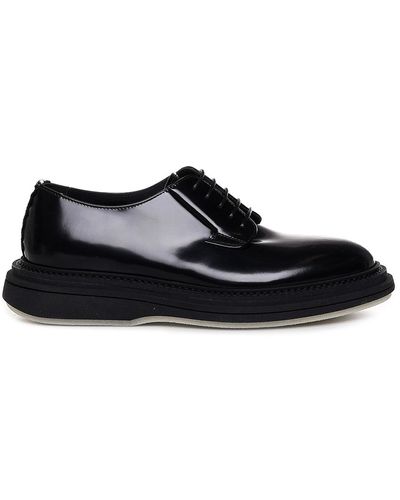 THE ANTIPODE Leather Lace-up Shoes - Black
