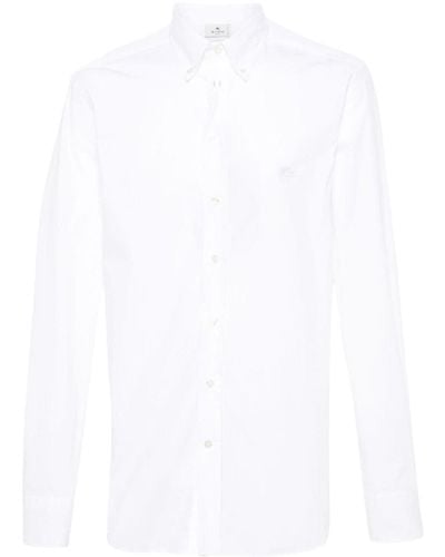 Etro Logo Cotton Shirt - White