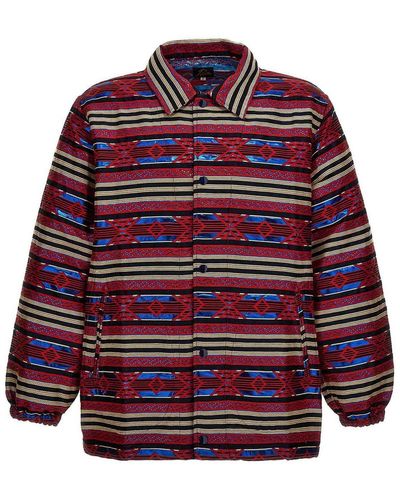 Needles Patterned Jacket - Red