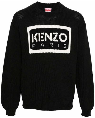 KENZO Paris Cotton Sweater - Black