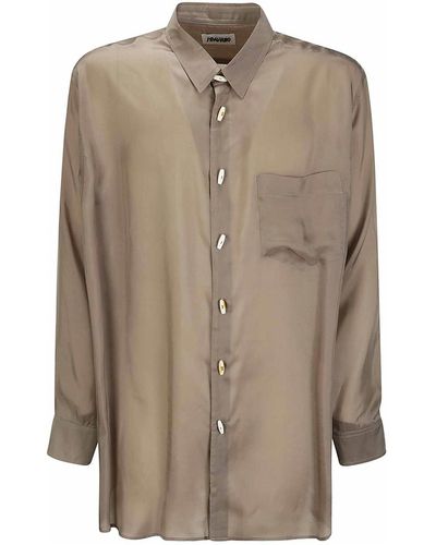 Magliano Oversized Shirt - Brown