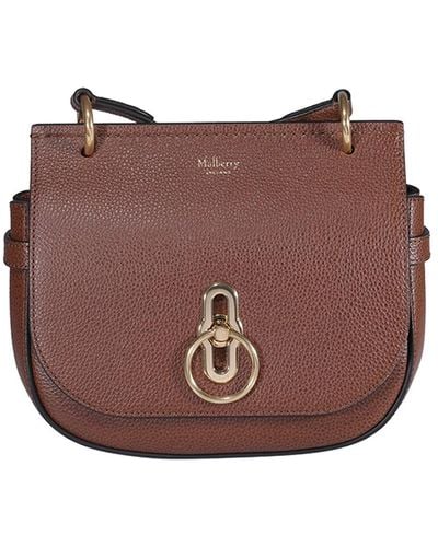 Mulberry Leather Bag - Purple