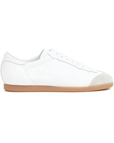 Maison Margiela Low-top Leather Sneakers - White