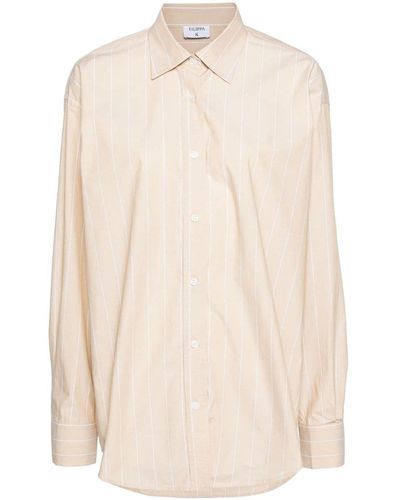Filippa K Striped Cotton Shirt - White