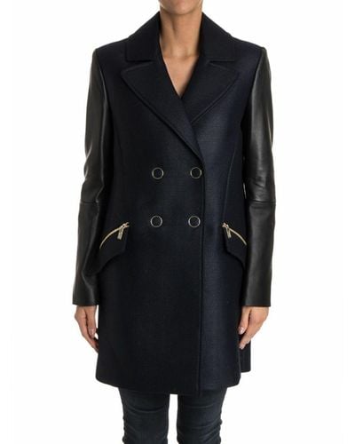 Karl Lagerfeld Double-breasted Coat - Black