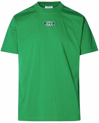Off-White c/o Virgil Abloh Cotton T-shirt - Green