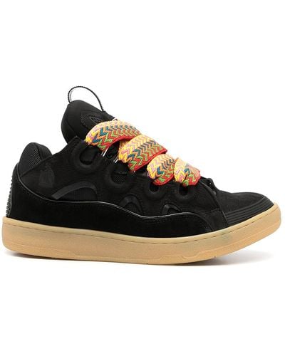Lanvin Sneakers Leather Curb Skate - Black