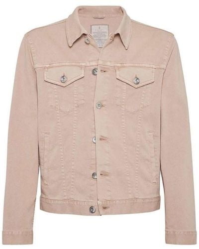 Brunello Cucinelli Denim Four-pockets Jacket - Pink