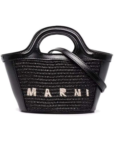 Marni Mini Tropicalia Bag - Black