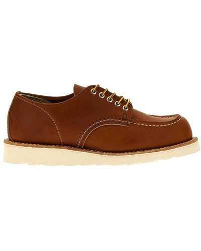 Red Wing Shop Moc Oxford Lace Up Shoes - Brown