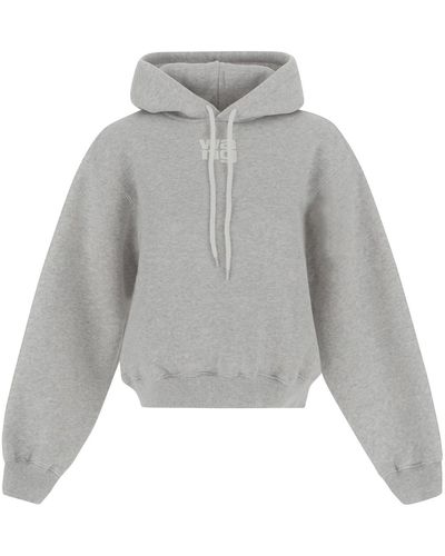 T By Alexander Wang Hoodie - Grey