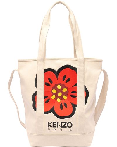 KENZO Boke Flower Tote Bag - White
