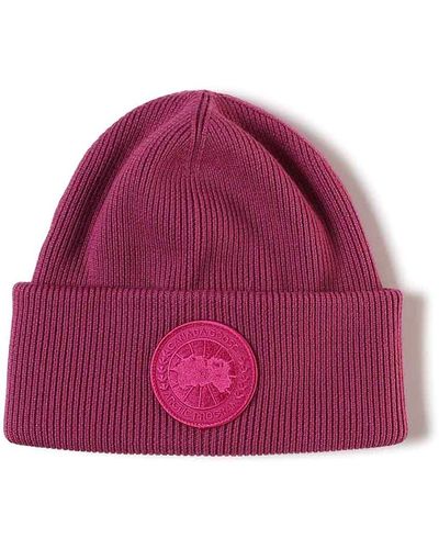 Canada Goose Arctic Toque Gart Dye Hat - Purple