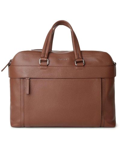 Orciani Micron Leather Bag - Brown