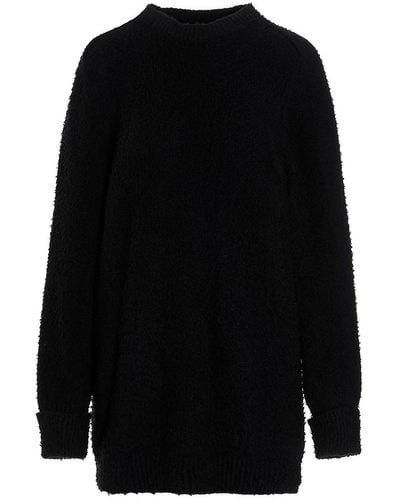 Maison Margiela Fur-effect Sweater - Black