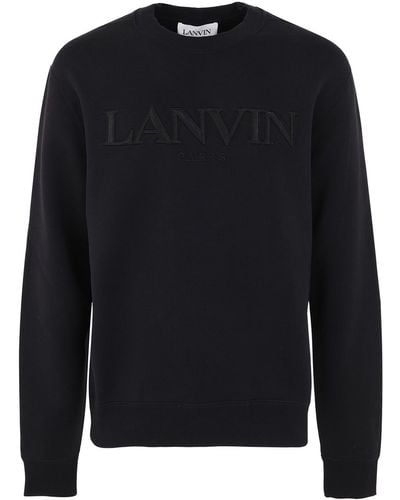 Lanvin Embrodery Sweatshirt - Black
