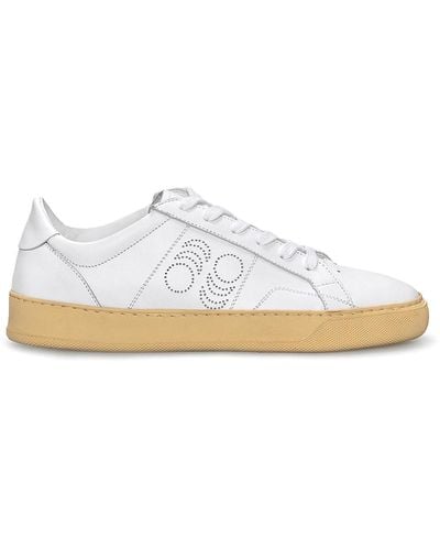 Pantofola D Oro Del Bello Calfskin Sneakers - White