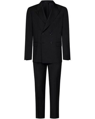 Low Brand Suit In Fresh Virgin Wool - Black
