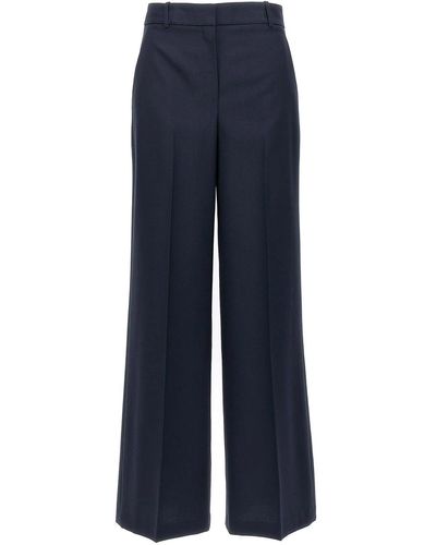 Theory Loose Leg Trousers - Blue