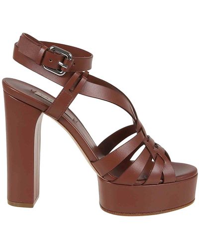 Casadei Florence Mules - Brown