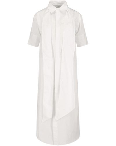 Sa Su Phi Shirt Dress - White