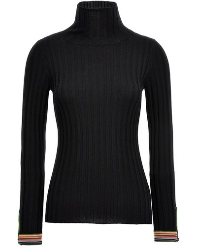 Etro Contrasting Piping Jumper - Black