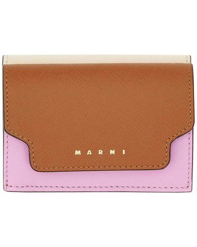 Marni Tri-fold Wallet - White