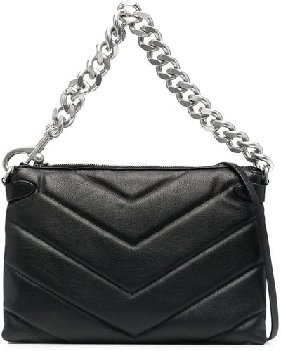 Rebecca Minkoff Edie Maxi Shoulder Bag - Black