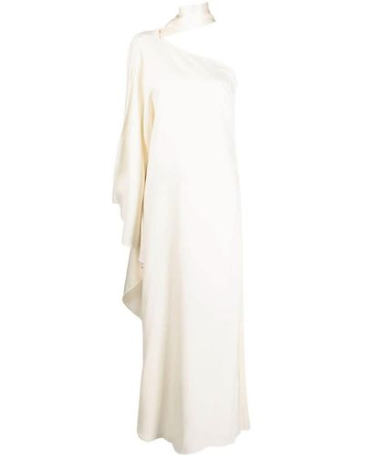 ‎Taller Marmo Bolkan One Shoulder Maxi Dress - White