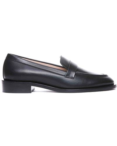 Stuart Weitzman Palmer Loafers With Round Toe - Grey