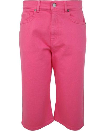 P.A.R.O.S.H. Drill Cotton Trousers - Pink