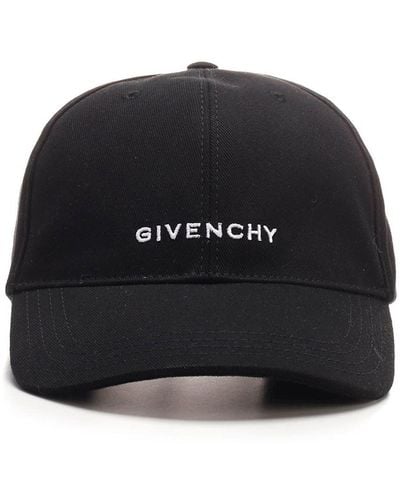 Givenchy Signature Baseball Cap In - Black