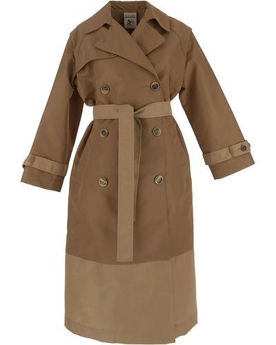 Semicouture Trench Coat - Brown