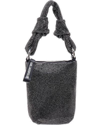 Karl Lagerfeld Handbag With All-over Rhinestones - Black