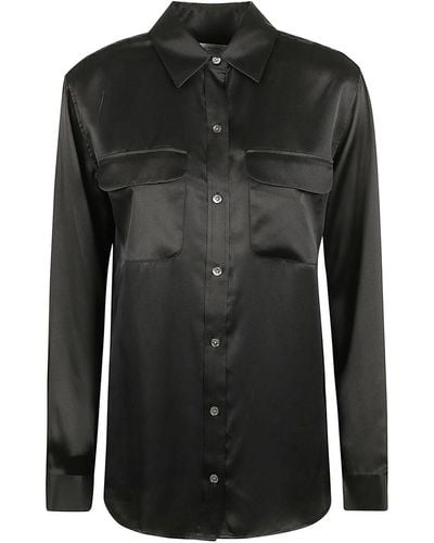 Equipment Silk Shirt - Black