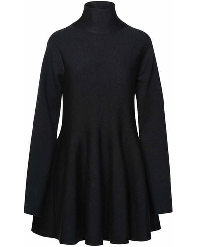 Khaite Wool Blend Dress - Black
