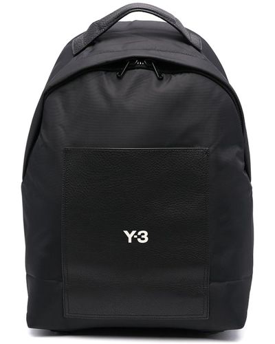 Y-3 Plain-weave Backpack - Black