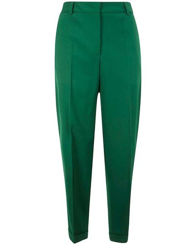 Alberto Biani Cotton Trousers - Green
